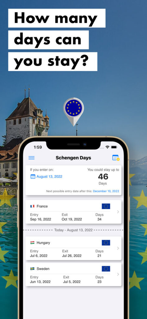 Schengen Days - plan your stay